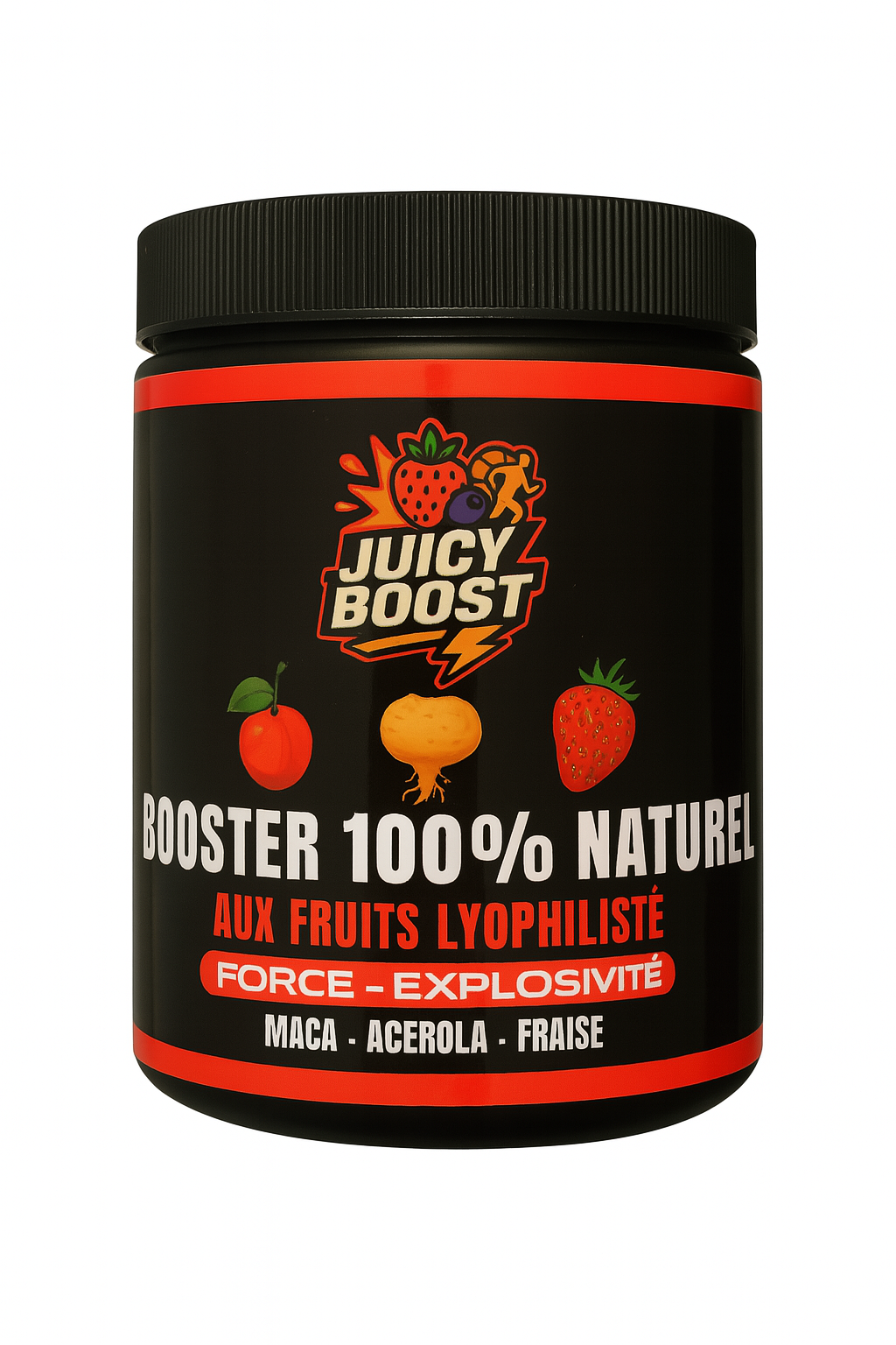 FORCE EXPLOSIVITE - MACA, ACEROLA, FRAISES LYOPHILISEES
