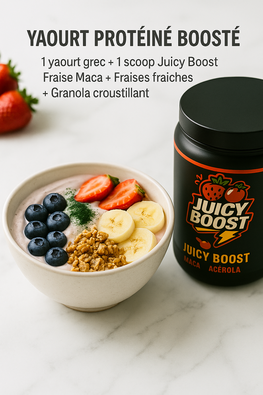 Comment faire un yaourt protéiné boost énergie 100% naturel ?