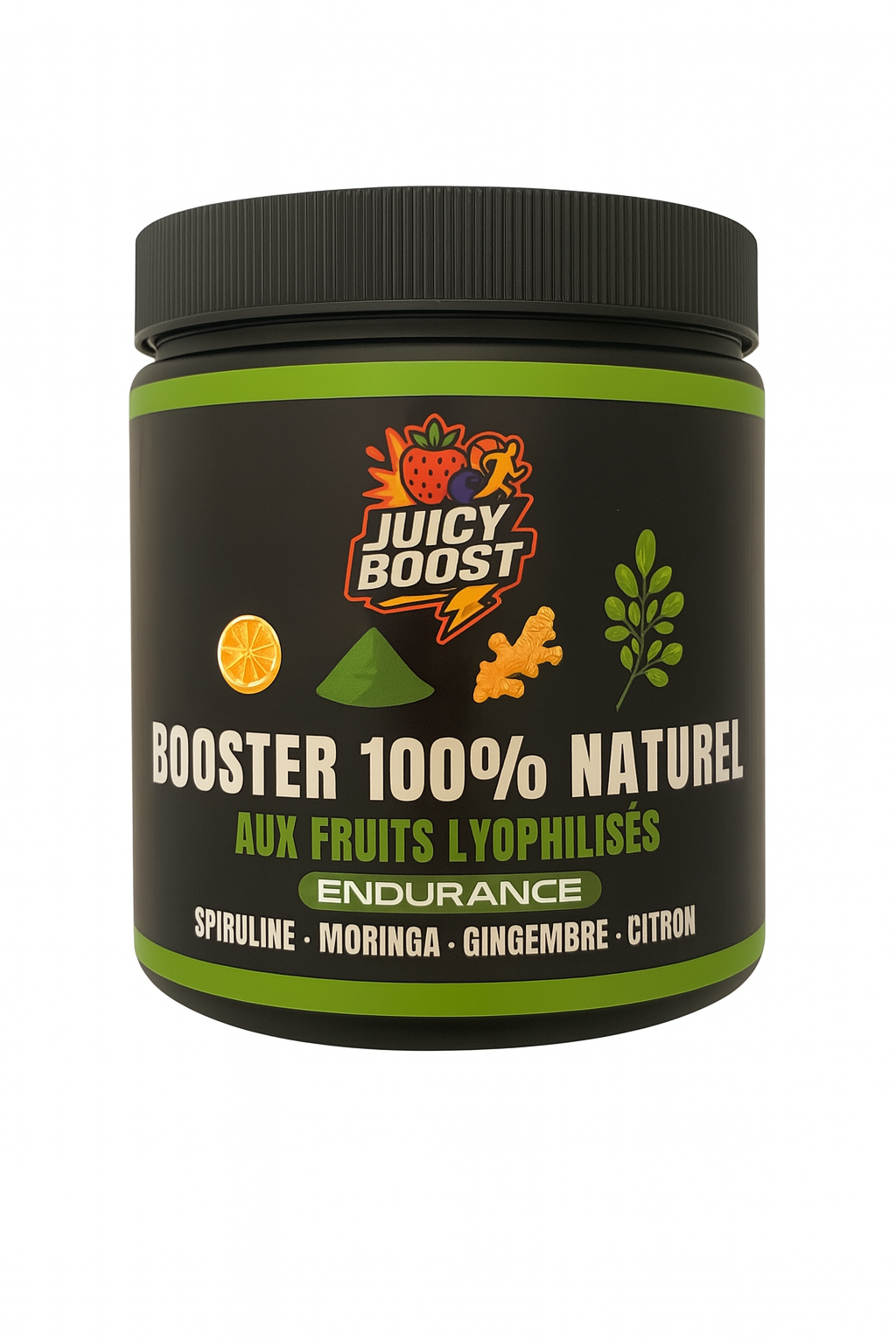 ENDURANCE - SPIRULINE, MORINGA, GINGEMBRE, CITRON