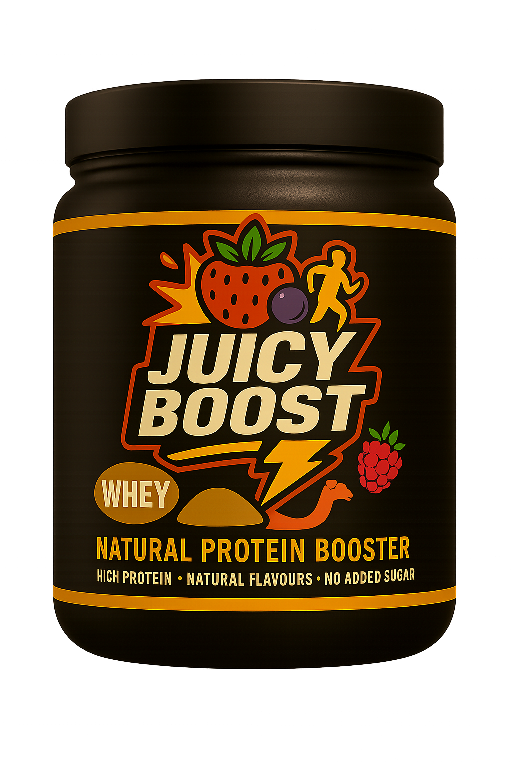 PROTEINES + PUNCH - WHEY, GUARANA, FRAMBOISES LYOPHILISEES